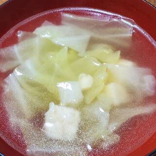 生姜とバター入り野菜スープ